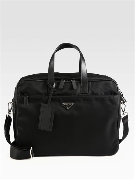 prada men black bag|prada briefcases men's bags.